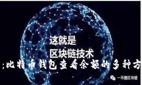 全面解析：比特币钱包查看余额的多种方法与技巧
