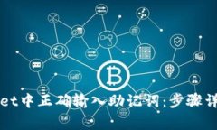 如何在TPWallet中正确输入助记词：步骤详解与注意